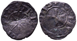 Crusaders, County of Tripoli. Raymond III, 1152-1187. AR Denier. Struck circa 1173-1187. 15mm, 0,71g