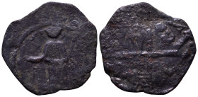 Crusaders, Edessa. Baldwin II (Second reign), 1108-1118. Æ 20mm, 2,00g