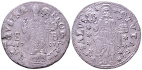 Croatia. Republic of Ragusa (Dubrovnik). Perpera (1707 S-B). Obv: PROT RÆIP RHAGVSINÆ St. Blaise standing facing, raising hand in benediction and hold...