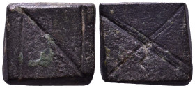 Byzantine Bronze Weight, engraved N 14mm, 4,38g