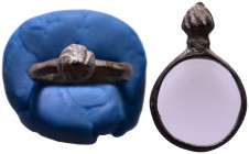 Byzantine/Medieval Bronze Ring 28mm, 2,35g