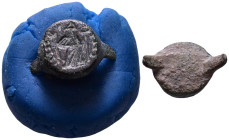 Byzantine/Medieval Bronze Ring Fragment 16mm, 2,35g
