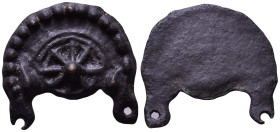 Late Medieval Bronze Pendant 23mm, 4,24g