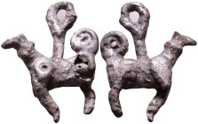 Ancient Silver Dog Pendant 47mm, 24,77g