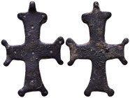 Byzantine Bronze Cross Pendant 32mm, 2,80g