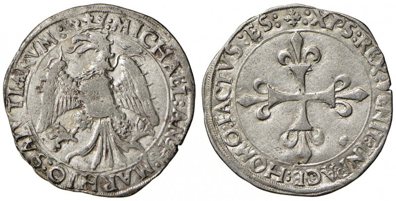 CARMAGNOLA Michele Antonio di Saluzzo (1504-1528) Rolabasso - MIR 147/1 AG (g 3,...