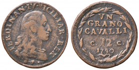 NAPOLI Ferdinando IV (1759-1799) Grano 1790 - Magliocca 313 CU (g 5,25) R
qBB