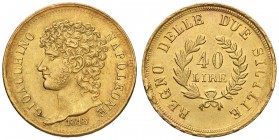 NAPOLI Murat (1808-1815) 40 Lire 1813 - Magliocca 414 AU (g 12,90) 
BB+/qSPL