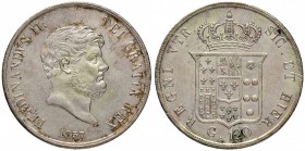 NAPOLI Ferdinando II (1830-1859) Piastra 1857 - Gig. 88 AG (g 27,48) Minimi graffietti
SPL