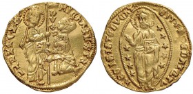 VENEZIA Michele Steno (1400-1413) Ducato - Pa. 1 AU (g 3,55) Colpetto al ciglio del D/ 
qSPL