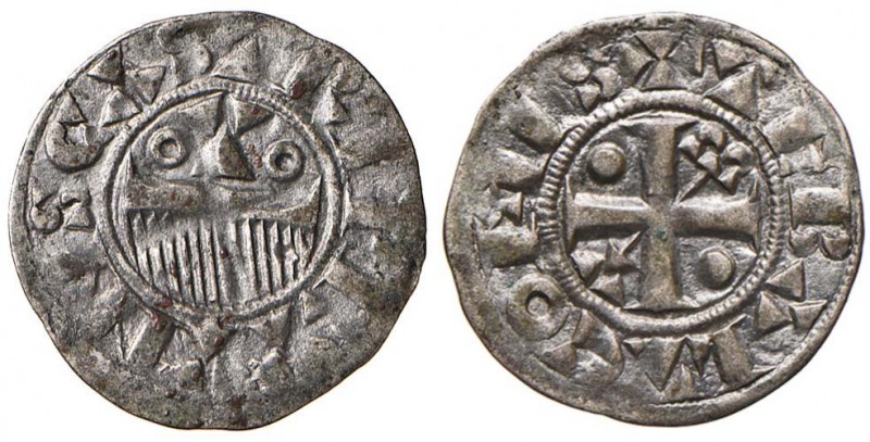 Senato Romano (1350-1439) Denaro provisino - MI (g 1,00) Bellissimo esemplare pe...