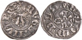 Eugenio IV (1431-1447) Ascoli - Bolognino - Munt. 25 AG (g 0,85) 
BB