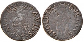 Paolo II (1464-1471) Spoleto - Quattrino - Biaggi 2626 AG (g 1,14) RR
MB+