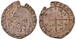 Innocenzo VIII (1484-1492) Avignone - Carlino - Munt. 25 AG (g 1,10) RR Mancanza al bordo
BB+
