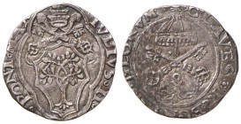 Giulio II (1503-1513) 1/2 Giulio - Munt. 35 AG (g 1,48) RRR Graffi
BB