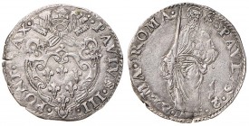 Paolo III (1534-1549) Giulio - Munt. 56 AG (g 3,16) Leggermente poroso
qSPL