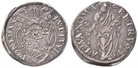 Giulio III (1550-1555) Giulio - Munt. 21 AG (g 3,13) 
BB