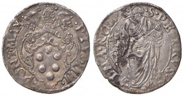 Pio IV (1559-1565) Giulio - Munt. 23 AG (g 3,00) Ossidazione al R/ 
BB+