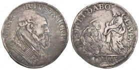 Gregorio XIII (1572-1585) Testone - Berman 1148 AG (g 9,21) 
MB/qBB