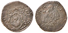 Gregorio XIII (1572-1585) Ancona - Quattrino - Munt. 330 CU (g 0,69) 
qBB