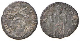 Gregorio XIII (1572-1585) Fano - Quattrino - Munt. 400 CU (g 0,63) 
BB