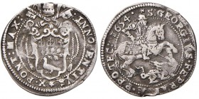 Innocenzo X (1644-1655) Ferrara - Giulio 1654 - Munt. 110 AG (g 3,00) RR Appiccagnolo divelto
BB