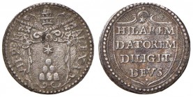 Alessandro VII (1655-1667) Grosso - Munt. 18 AG (g 1,29) Poroso 
BB