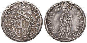 Clemente IX (1667-1669) Giulio - Munt. 8 AG (g 3,00) Traccia d’appiccagnolo
BB
