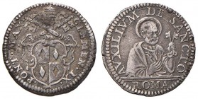 Clemente IX (1667-1669) Grosso - Munt. 10-11 AG (g 1,18) Poroso 
BB