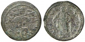 Clemente IX (1667-1669) Gubbio - Quattrino A. I - Munt. 28 CU (g 3,00) 
MB+