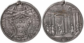 Clemente X (1670-1676) Piastra 1675 - Munt. 17 AG (g 32,00) Appiccagnolo divelto 
SPL