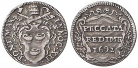 Innocenzo XII (1691-1700) Grosso 1692 - Munt. 87 AG (g 1,40) 
BB