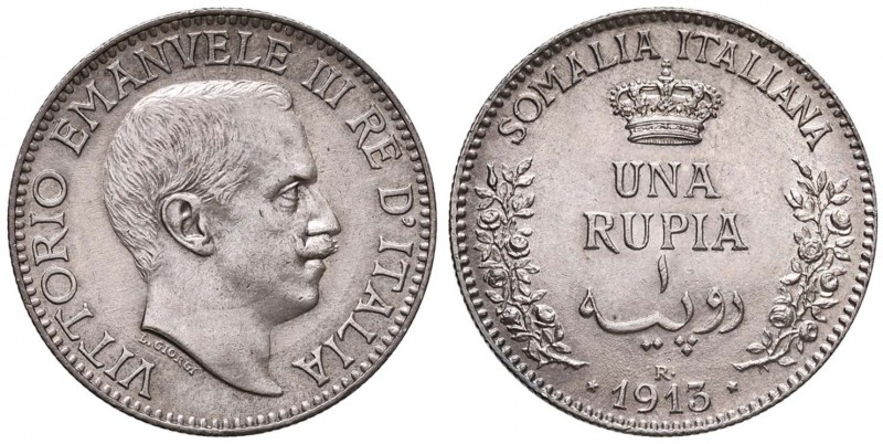 Vittorio Emanuele III (1900-1946) Somalia - Rupia 1913 - Nomisma 1416 AG R
qFDC...