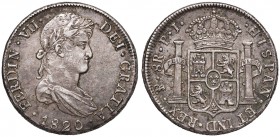 BOLIVIA Fernando VII (1808-1824) 8 Reales 1820 Potosì - KM 84 AG (g 27,10)
BB/BB+
