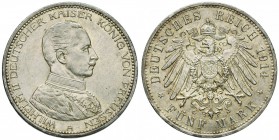 GERMANIA Wilhelm II (1888-1918) 5 Marchi 1914 A - AG (g 27,82) 
SPL/SPL+
