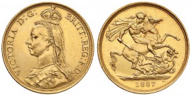 INGHILTERRA Vittoria (1837-1901) 2 Sterline 1887 - Fr. 391 AU (g 16,00)
SPL/SPL+