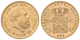 OLANDA Guglielmo III (1849-1890) 10 Gulden 1875 - Fr. 342 AU (g 6,71)
SPL+