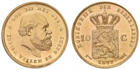 OLANDA Guglielmo III (1849-1890) 10 Gulden 1877 - Fr. 342 AU (g 6,74)
FDC