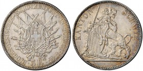 SVIZZERA Tiri federali - Schwyz 5 Franchi 1867 - HMZ 2-1343g AG (g 24,88)
SPL