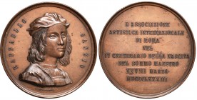 Raffaello - Medaglia 1883 Associazione Artistica Internazionale di Roma - Opus: Moscetti - AE (g 30,00 - Ø 39 mm)
FDC