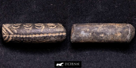 Ancient Celts Bronze Decorated bar 8,56 g. 26x7 mm. Hispania and Galia VI - III B.C. GVF