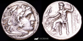 Alexander III Silver Drachm 4,28 g, 16 mm Magnesia 323-319 B.C. extremely fine