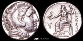 Alexander III Silver Tetradrachm 17,18 g, 26 mm Amphipolis 322/3-325 B.C. eF
