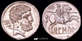 Bolskan Silver Denarius 4,22 g, 17 mm Huesca S. II B.C. AU (About Uncirculated)