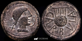 Carbula Bronze As 21,81 g, 31 mm Ancient Hispania, Almodovar 120-20 B.C. Near extremely fine