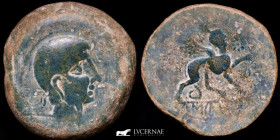 Castulo Bronze As 13.32 g. 35 mm. Linares, Jaén 150-80 B.C. Good fine