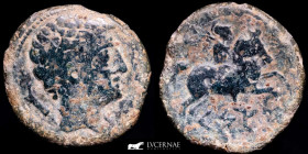Cese Tarraco (Tarragona) Bronze As 12,78 g. 26 mm. Tarraco 120-50 B.C. gVF