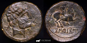 Contebacom (Zaragoza) bronze As 9,17 g. 25 mm. Contebacom 120-20 B.C. Good very fine