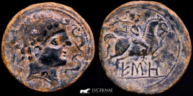 Eso (Isona) bronze As 11,47 g. 25 mm. Isona, Lerida 120-50 B.C. Choice very fine