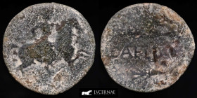 Hispania bronze Semis 5,75 g, 25 mm. Laelia (Olivares, Sevilla) 50-20 B.C. Fine